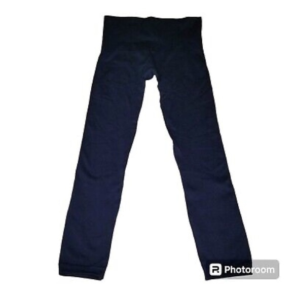 Spanx by Sara Blakely Active Shape Compression Leggings Blue/Black Size XL - Picture 2 of 7